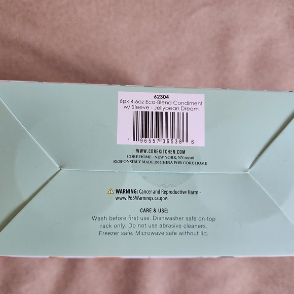 Core Home Eco-Blend Condiment Containers - Colorful Set - Picture 4 of 6